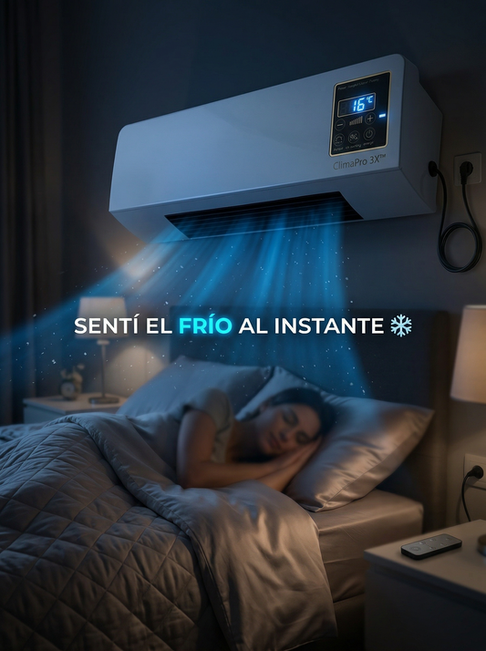 ❄ ClimaPro 3X™ Aire portátil 3 en 1 enfría en segundos + oferta limitada HOY